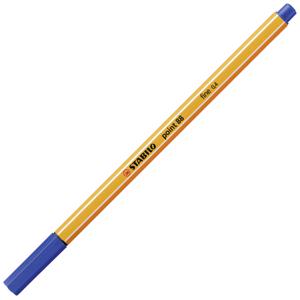 STABILO point 88, premium fineliner 0.4 mm, donker blauw, per stuk