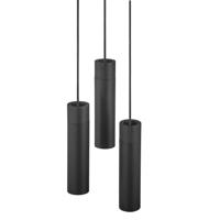 Hanglamp gu10 zwart modern Nordlux &apos;Tilo&apos; gu10 3 spots 22 cm