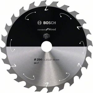 Bosch Accessories Bosch Power Tools 2608837733 Hardmetaal-cirkelzaagblad 254 x 30 mm Aantal tanden: 24 1 stuk(s)