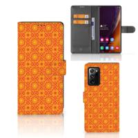 Samsung Galaxy Note20 Ultra | Telefoon Hoesje | Batik Oranje