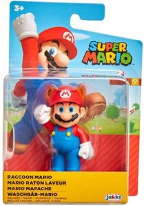 Super Mario Mini Action Figure - Raccoon Mario