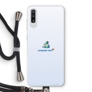 MSN: Samsung Galaxy A70 Transparant Hoesje met koord