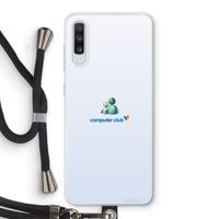 MSN: Samsung Galaxy A70 Transparant Hoesje met koord