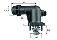 Thermostaat, koelvloeistof TM15105