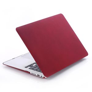 Lunso MacBook Pro 13 inch (2016-2019) cover hoes - case - Sand bordeaux rood
