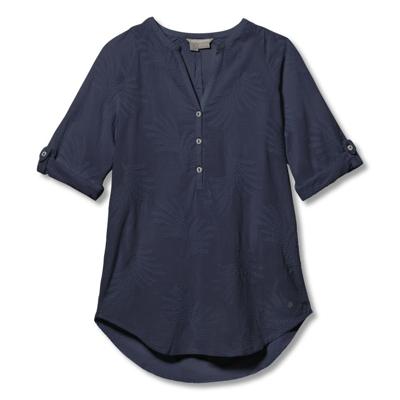 Royal Robbins Oasis Tunic II 3/4 Sleeve Shirt Dames Navy S