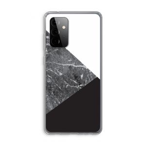 Combinatie marmer: Samsung Galaxy A72 Transparant Hoesje