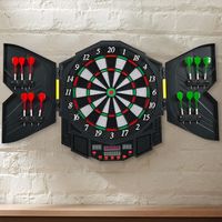 Professionele Elektronische Dartbord Set Dartbord met LCD-Scherm 27 Spellen 216 Variaties 12 Darts Digitaal Dartbord met Scorebord