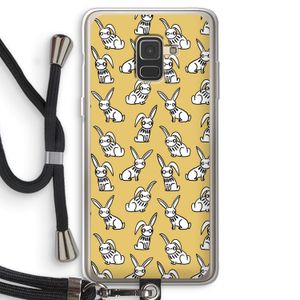Haas: Samsung Galaxy A8 (2018) Transparant Hoesje met koord