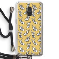 Haas: Samsung Galaxy A8 (2018) Transparant Hoesje met koord Haas: Samsung Galaxy A8 (2018) Transparant Hoesje met koord