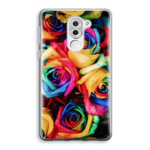 Neon bloemen: Honor 6X Transparant Hoesje