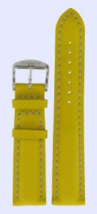 Horlogeband Tissot T600013020 Leder/Textiel Geel 20mm