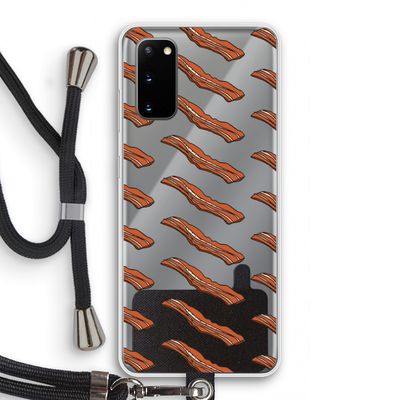 Bacon to my eggs #2: Samsung Galaxy S20 Transparant Hoesje met koord