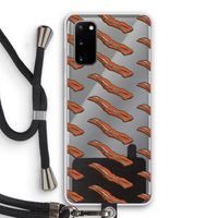 Bacon to my eggs #2: Samsung Galaxy S20 Transparant Hoesje met koord