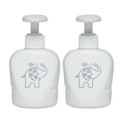 Bébé-jou Ollie Zeepdispenser 13x6cm Olifant licht grijs 6204118 Bébé-jou Ollie Zeepdispenser 13x6cm Olifant licht grijs 6204118