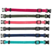 Hondenhalsband Trixie Groen Grafiet Fuchsia Koraal Indigo Azul Océano S/M 17-25 cm (6 Stuks)