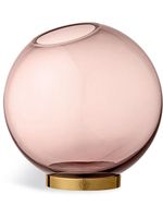 AYTM grand vase Globe en verre - Rose