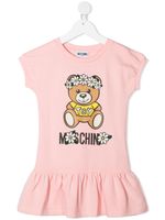 Moschino Kids robe à imprimé Teddy Bear - Rose