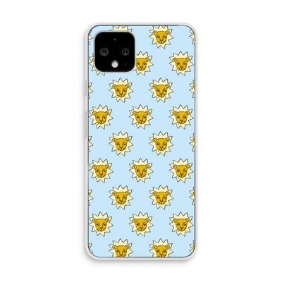 Leeuwenkoppen: Pixel 4 Transparant Hoesje