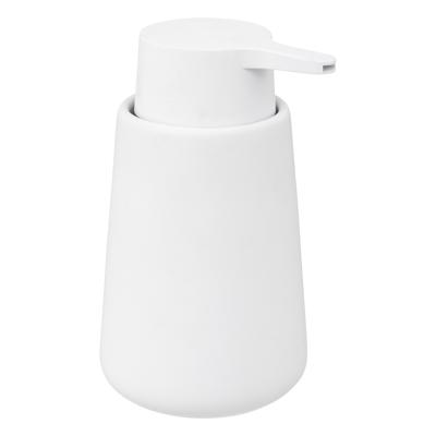 5Five Zeeppompje/zeepdispenser - van keramiek - wit - 250 ml