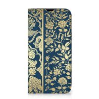 iPhone 13 Smart Cover Beige Flowers - thumbnail