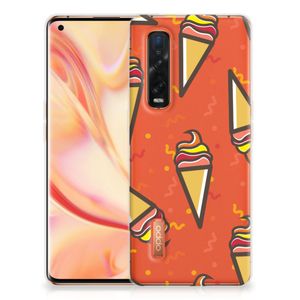 OPPO Find X2 Pro Siliconen Case Icecream