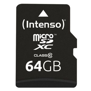 Intenso High Performance microSDXC-kaart 64 GB Class 10 Incl. SD-adapter