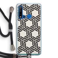 Geometrisch patroon: Huawei P20 Lite (2019) Transparant Hoesje met koord Geometrisch patroon: Huawei P20 Lite (2019) Transparant Hoesje met koord