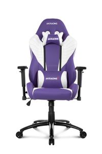 AKRacing SX PC-gamestoel Gestoffeerde gevoerde zitting Violet, Wit