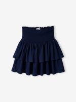 Jersey rok short voor meisjes marineblauw