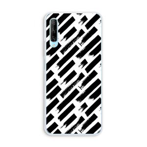 Zwarte vegen: Huawei P Smart Pro Transparant Hoesje