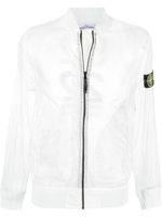 Stone Island veste bomber légère à effet de transparence - Blanc - thumbnail