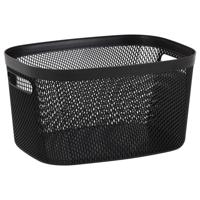 Leen Bakker - Opbergmand Mesh Antraciet - 7,2L - Polypropyleen - Grijs - 29x39x21 Cm