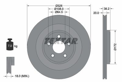 Remschijf 92178005
