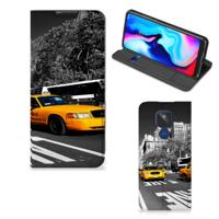 Motorola Moto G9 Play | Book Cover | New York Taxi