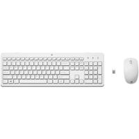 HP 230 WL Mouse+KB Combo WHT EURO Toetsenbord Wit