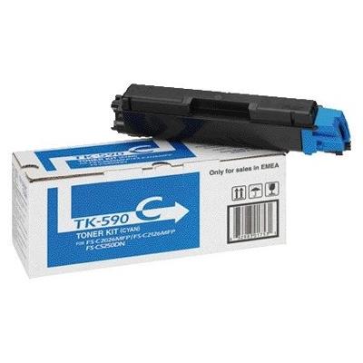Toner kyocera tk-590c blauw
