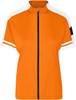 James & Nicholson JN453 Ladies´ Bike-T Full Zip - Orange - S