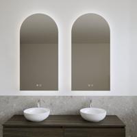 Badkamerspiegel Gliss Design Gaya | 50x120 cm | Rechthoekig | Indirecte LED verlichting | Touch button | Met spiegelverwarming Badkamerspiegel Gliss Design Gaya | 50x120 cm | Rechthoekig | Indirecte LED verlichting | Touch button | Met spiegelverwarming