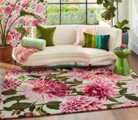 Harlequin - Dahlia Fuchsia Palm 142402 - 140x200 cm Vloerkleed