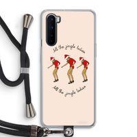 Jingle Ladies: OnePlus Nord Transparant Hoesje met koord