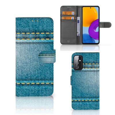 Samsung Galaxy M52 | Wallet Case | met Pasjes | Jeans