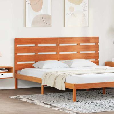 Hoofdbord Wasbruin 200.5 x 3 x 80 cm Massief grenenhout