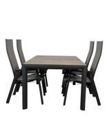 Qopps Kings tuintafel met Palsa gasveer verstelbare tuinstoel