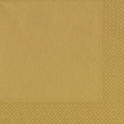 Duni Gouden tafel servetten - 20x stuks - 33 x 33 cm - Thema glitter and glamour Duni Gouden tafel servetten - 20x stuks - 33 x 33 cm - Thema glitter and glamour