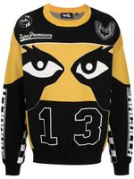 Haculla Super Premium Racer intarsia-knit jumper - Noir - thumbnail