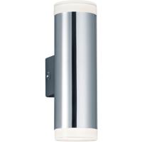 LED Wandlamp Rond 8W 3000K Glans Chroom Kunststof