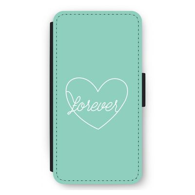 Forever heart pastel: iPhone 11 Pro Max Flip Hoesje