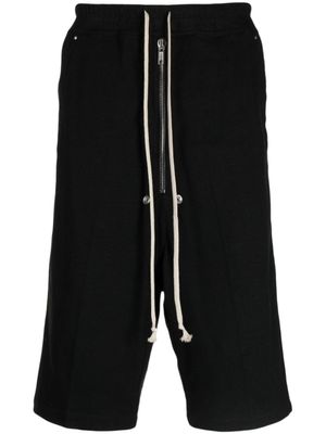 Rick Owens short sarouel à détail d'œillets - Noir