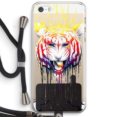 Fading: iPhone 5 / 5S / SE Transparant Hoesje met koord